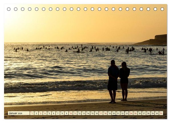 Produktbild: An Rio's Str&auml;nden (Tischkalender 2026 DIN A5 quer), CALVENDO Monatskalender