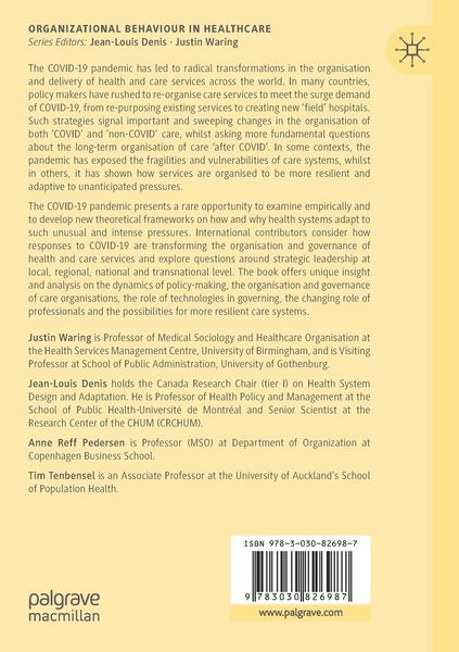 Produktbild: Organising Care in a Time of Covid-19