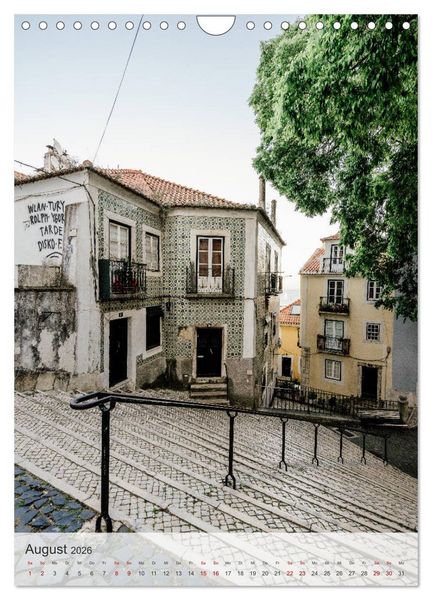 Produktbild: Lissabon Perspektiven (Wandkalender 2026 DIN A4 hoch), CALVENDO Monatskalender