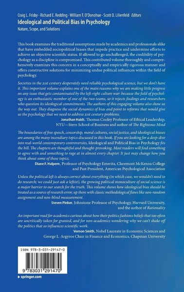 Produktbild: Ideological and Political Bias in Psychology