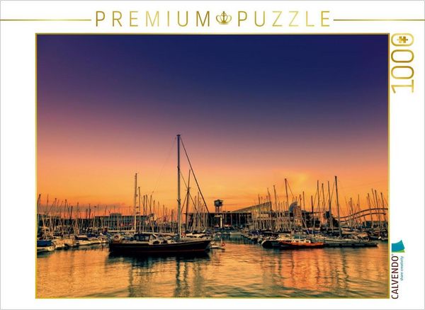 CALVENDO Puzzle Port Vell | 1000 Teile Lege-Größe 64 × 48 cm Foto-Puzzle für glückliche Stunden