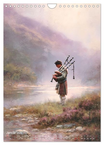 Produktbild: Zauber der Highlands &ndash; Schottlands Seele in Bildern (Wandkalender 2026 DIN A4 hoch), CALVENDO Monatskalender