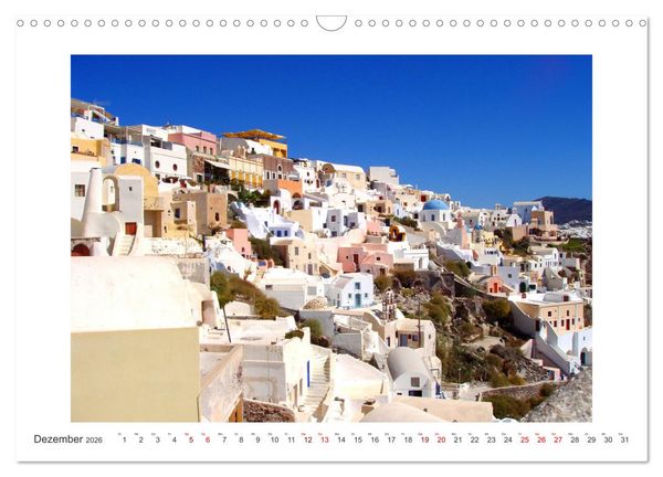 Produktbild: Griechischer Charme (Wandkalender 2026 DIN A3 quer), CALVENDO Monatskalender