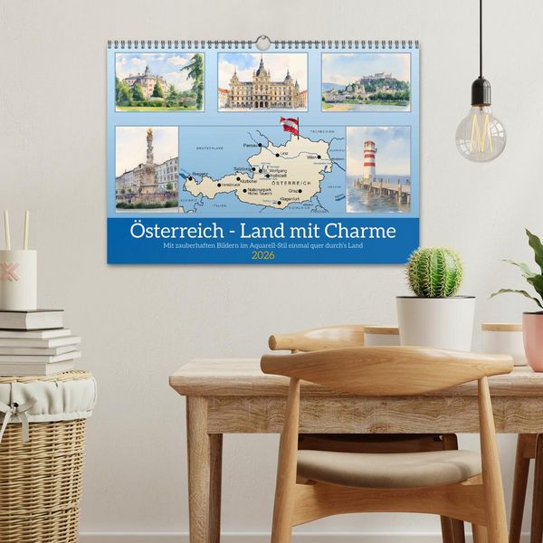 Produktbild: &Ouml;sterreich - Land mit Charme (Wandkalender 2026 DIN A3 quer), CALVENDO Monatskalender