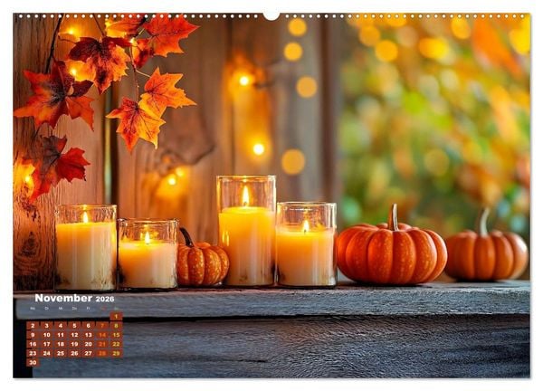Produktbild: Die Welt in Orange (Wandkalender 2026 DIN A2 quer), CALVENDO Monatskalender