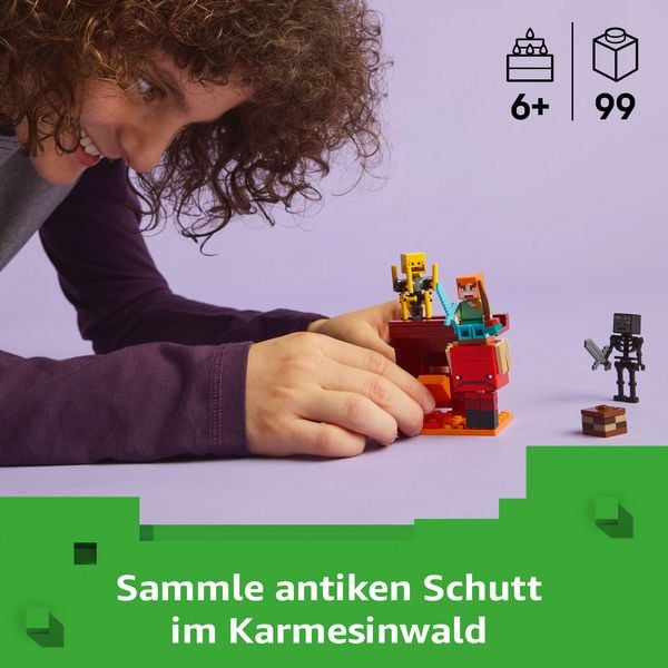 Produktbild: LEGO Minecraft 21266 Das Lava-Duell im Nether, Gamer Spielzeug Kinder