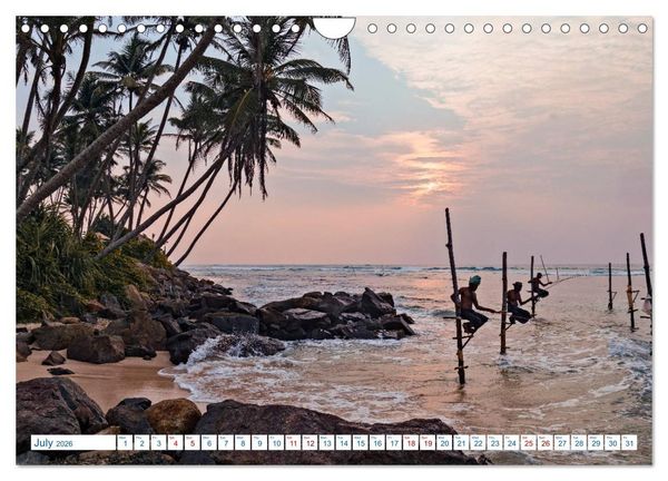 Produktbild: Sri Lanka (Wall Calendar 2026 DIN A4 landscape), CALVENDO 12 Month Wall Calendar
