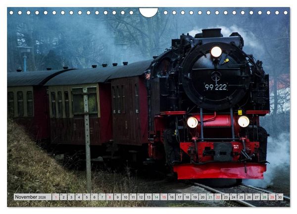 Produktbild: Unter Dampf durch den Harz (Wandkalender 2026 DIN A4 quer), CALVENDO Monatskalender