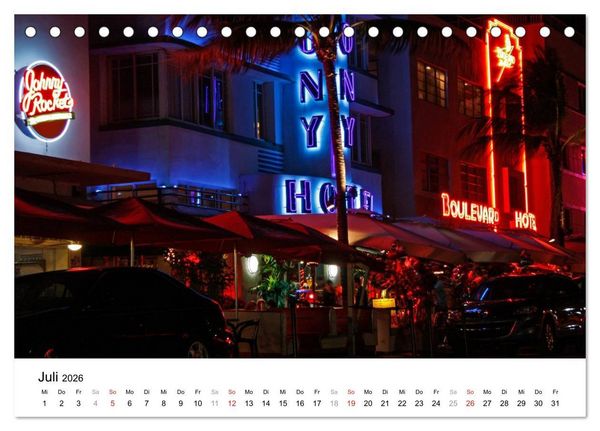 Produktbild: Unter der Sonne Floridas (Tischkalender 2026 DIN A5 quer), CALVENDO Monatskalender