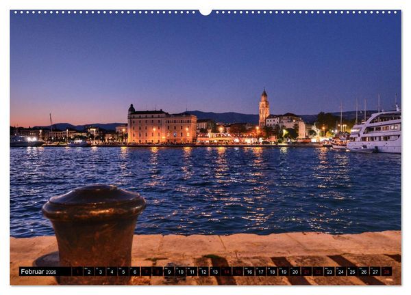 Produktbild: DALMATIEN - KROATISCHE K&Uuml;STE - Split mit Umgebung (Wandkalender 2026 DIN A2 quer), CALVENDO Monatskalender