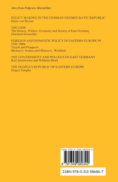 Produktbild: Opposition in the GDR under Honecker, 1971&ndash;85