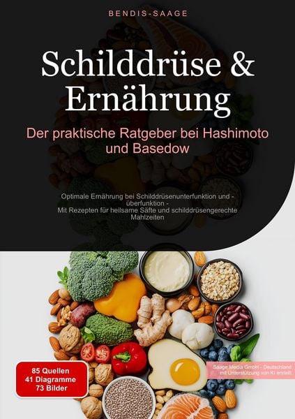 Schilddrüse & Ernährung: Der praktische Ratgeber bei Hashimoto und Basedow, Taschenbuch von Bendis A. I. Saage-Deutschland, Tredition,