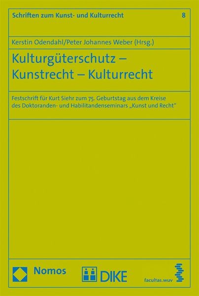 Produktbild: Kulturg&uuml;terschutz - Kunstrecht - Kulturrecht
