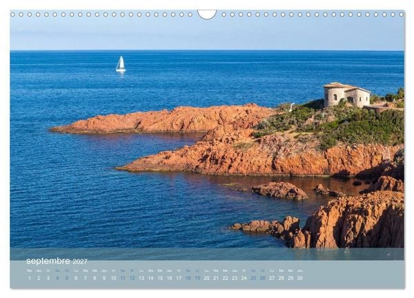 Produktbild: Littoral de la C&ocirc;te d'Azur (Calendrier mural 2027 DIN A3 vertical), CALVENDO calendrier mensuel