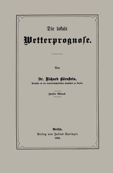 Produktbild: Die lokale Wetterprognose