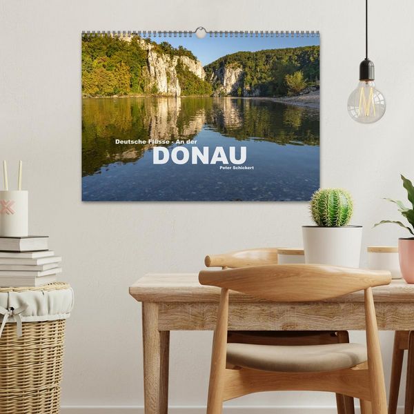 Produktbild: Deutsche Fl&uuml;sse - An der Donau (Wandkalender 2026 DIN A3 quer), CALVENDO Monatskalender