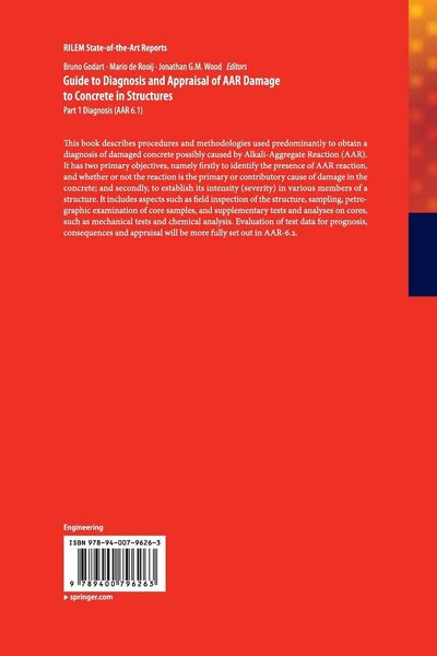 Produktbild: Guide to Diagnosis and Appraisal of AAR Damage to Concrete in Structures