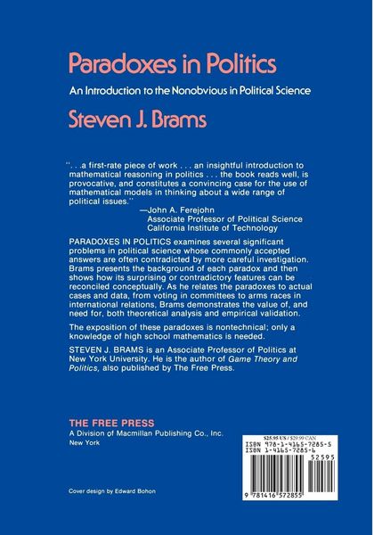 Produktbild: Paradoxes in Politics