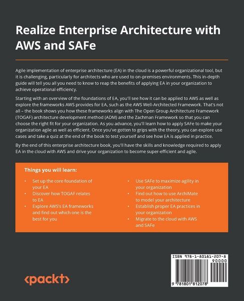 Produktbild: Realize Enterprise Architecture with AWS and SAFe