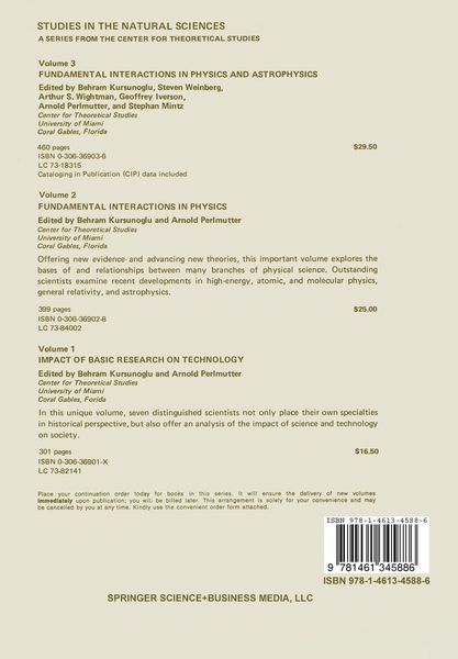 Produktbild: Fundamental Interactions in Physics and Astrophysics