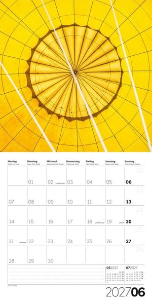 Produktbild: Die Farbe Gelb Kalender 2027 - 30x30 - Art12
