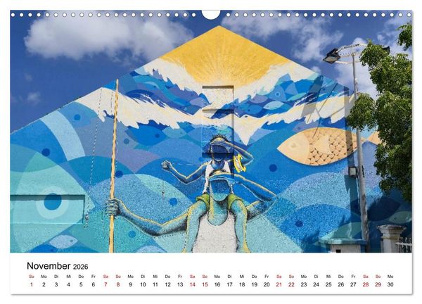 Produktbild: Willemstad - Die bunte Seite von Cura&ccedil;ao (Wandkalender 2026 DIN A3 quer), CALVENDO Monatskalender