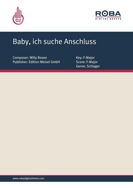 Produktbild: Baby, ich suche Anschluss