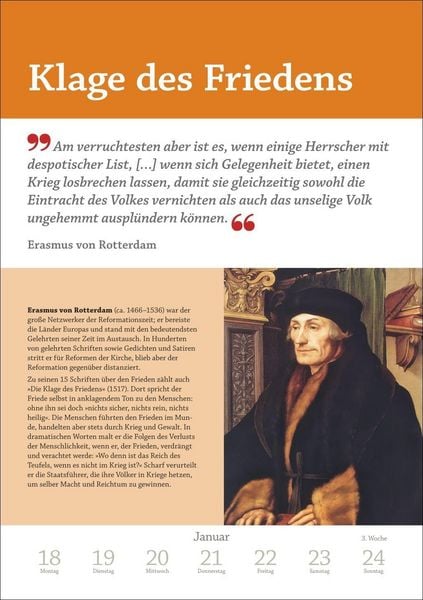Produktbild: DIE ZEIT Philosophie Wochen-Kulturkalender 2027 - 53 Denkanst&ouml;&szlig;e f&uuml;r 2027