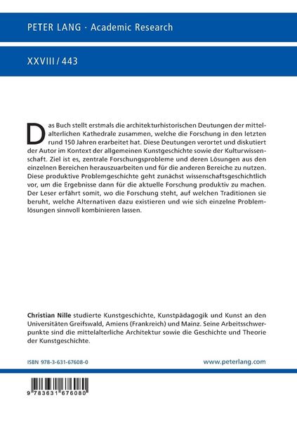 Produktbild: Kathedrale &ndash; Kunstgeschichte &ndash; Kulturwissenschaft