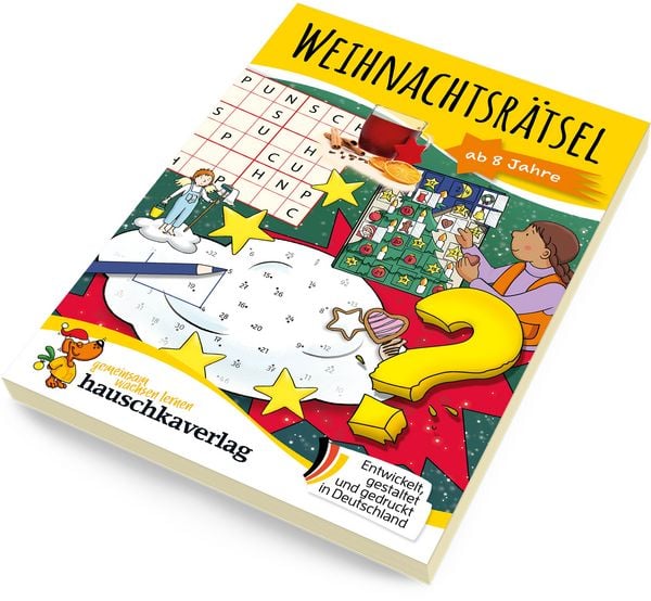 Produktbild: Weihnachtsr&auml;tsel &ndash; R&auml;tselblock ab 8 Jahre