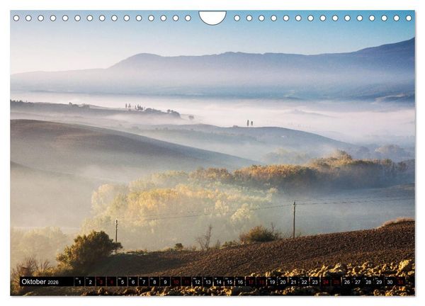 Produktbild: Toskana - Inseln im Nebel (Wandkalender 2026 DIN A4 quer), CALVENDO Monatskalender