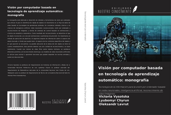 Produktbild: Visi&oacute;n por computador basada en tecnolog&iacute;a de aprendizaje autom&aacute;tico: monograf&iacute;a