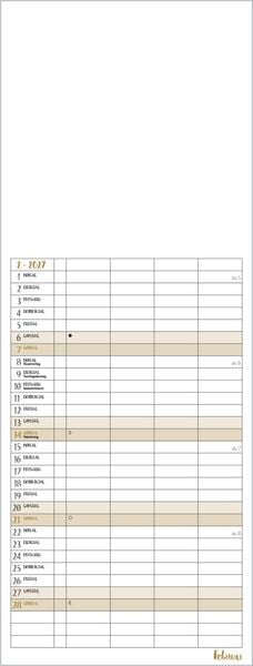 Produktbild: Foto-Malen-Basteln Familientimer gold 2027