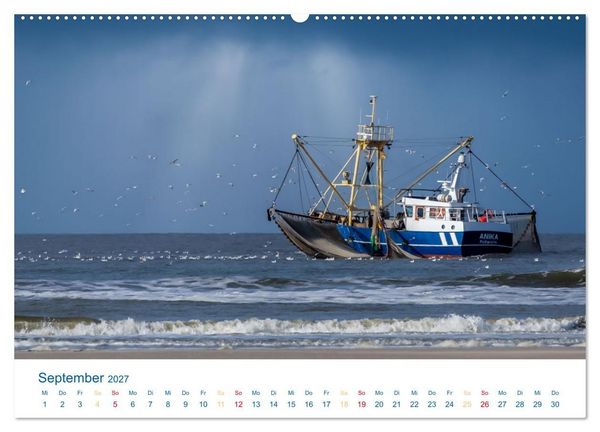 Produktbild: Sankt Peter-Ording - Str&auml;nde, D&uuml;nen, Weite (Wandkalender 2027 DIN A2 quer), CALVENDO Monatskalender