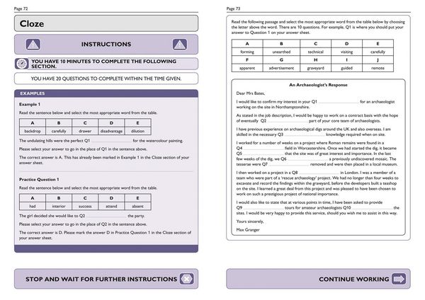 Produktbild: 11+ Verbal Reasoning, Non-Verbal Reasoning & Maths Practice Papers (Bumper Book with 4 sets of tests)