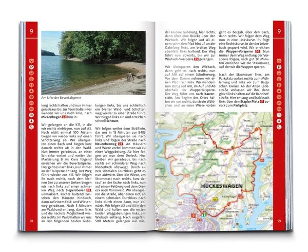 Produktbild: KOMPASS Wanderf&uuml;hrer Bergisches Land, Naturpark zwischen Rhein und Sauerland, 60 Touren
