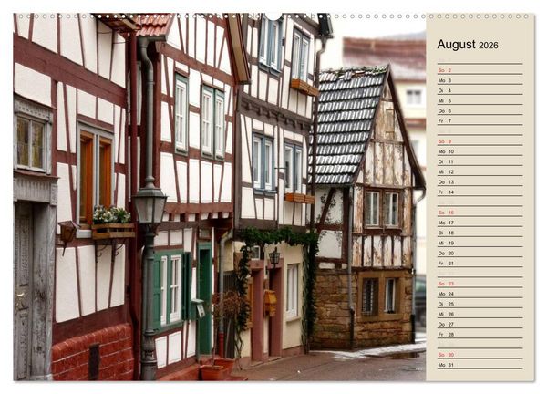 Produktbild: Bad Orb - Romantik im Spessart (hochwertiger Premium Wandkalender 2026 DIN A2 quer), Kunstdruck in Hochglanz