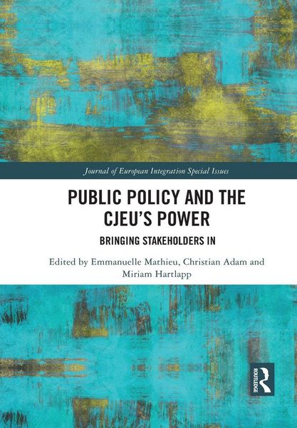 Produktbild: Public Policy and the CJEU's Power