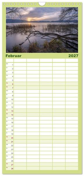 Produktbild: Familienplaner 2027 - Heimat Entdecken - Eifel mit 5 Spalten (Wandkalender, 21 x 45 cm) CALVENDO