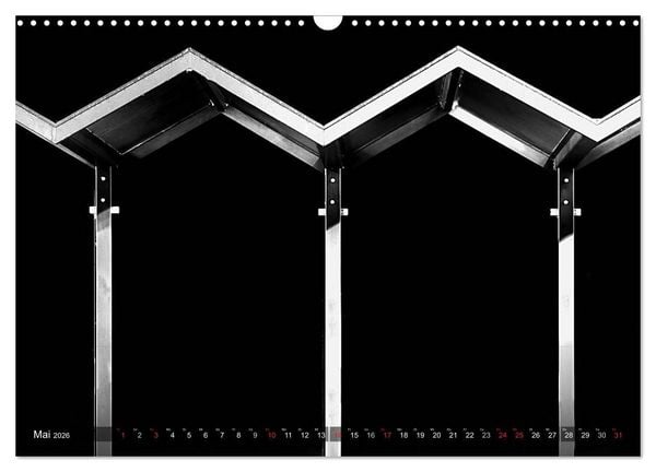 Produktbild: Struktur in Stahl (Wandkalender 2026 DIN A3 quer), CALVENDO Monatskalender