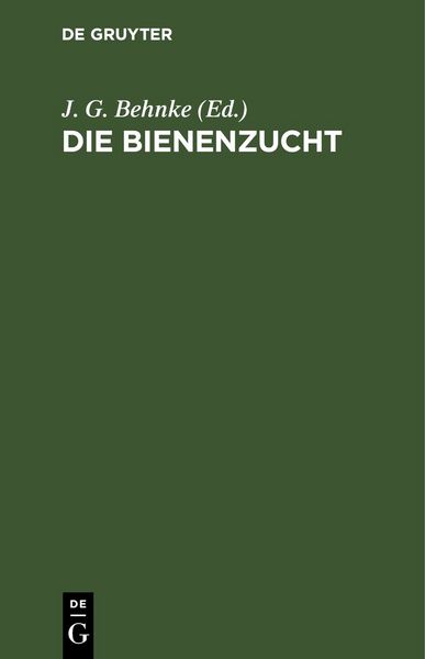 Produktbild: Die Bienenzucht