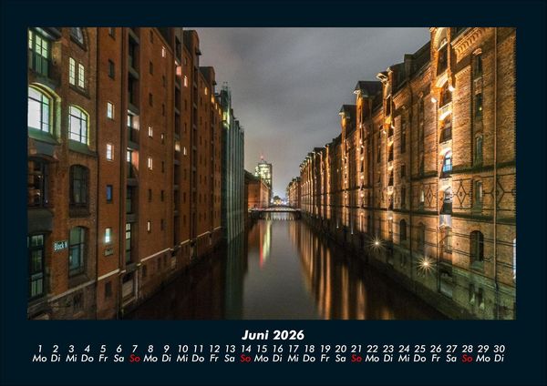 Produktbild: Hamburg 2026 Fotokalender DIN A4