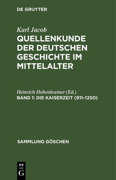 Produktbild: Die Kaiserzeit (911&ndash;1250)