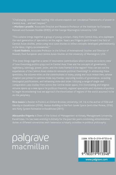 Produktbild: Theorizing Central Asian Politics