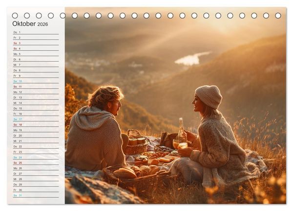 Produktbild: Freiheit sp&uuml;ren (Tischkalender 2026 DIN A5 quer), CALVENDO Monatskalender