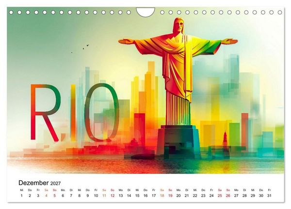 Produktbild: St&auml;dte der Welt - Premium Edition (Wandkalender 2027 DIN A4 quer), CALVENDO Monatskalender