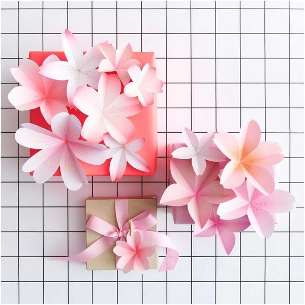Produktbild: Papierbl&uuml;ten Mini, Sakura Sakura MIX, 90 Stk., 4,5 - 5 cm