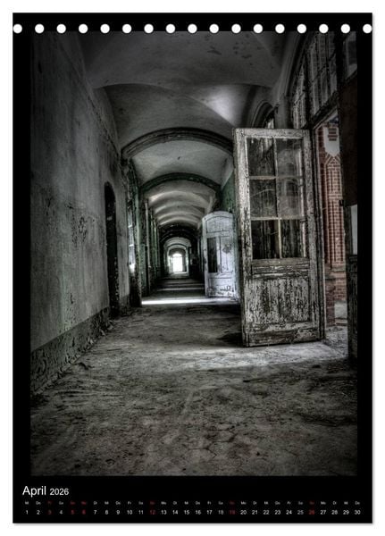 Produktbild: Lost Places Vergessene Orte (Tischkalender 2026 DIN A5 hoch), CALVENDO Monatskalender