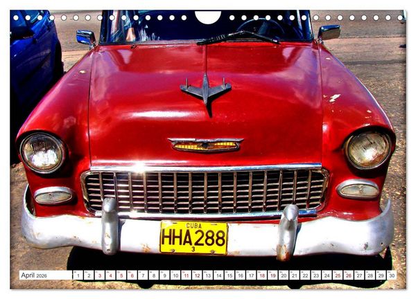 Produktbild: CHEVY '55 - Ein US-Oldtimer in Kuba (Wandkalender 2026 DIN A4 quer), CALVENDO Monatskalender