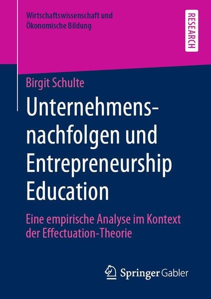 Produktbild: Unternehmensnachfolgen und Entrepreneurship Education